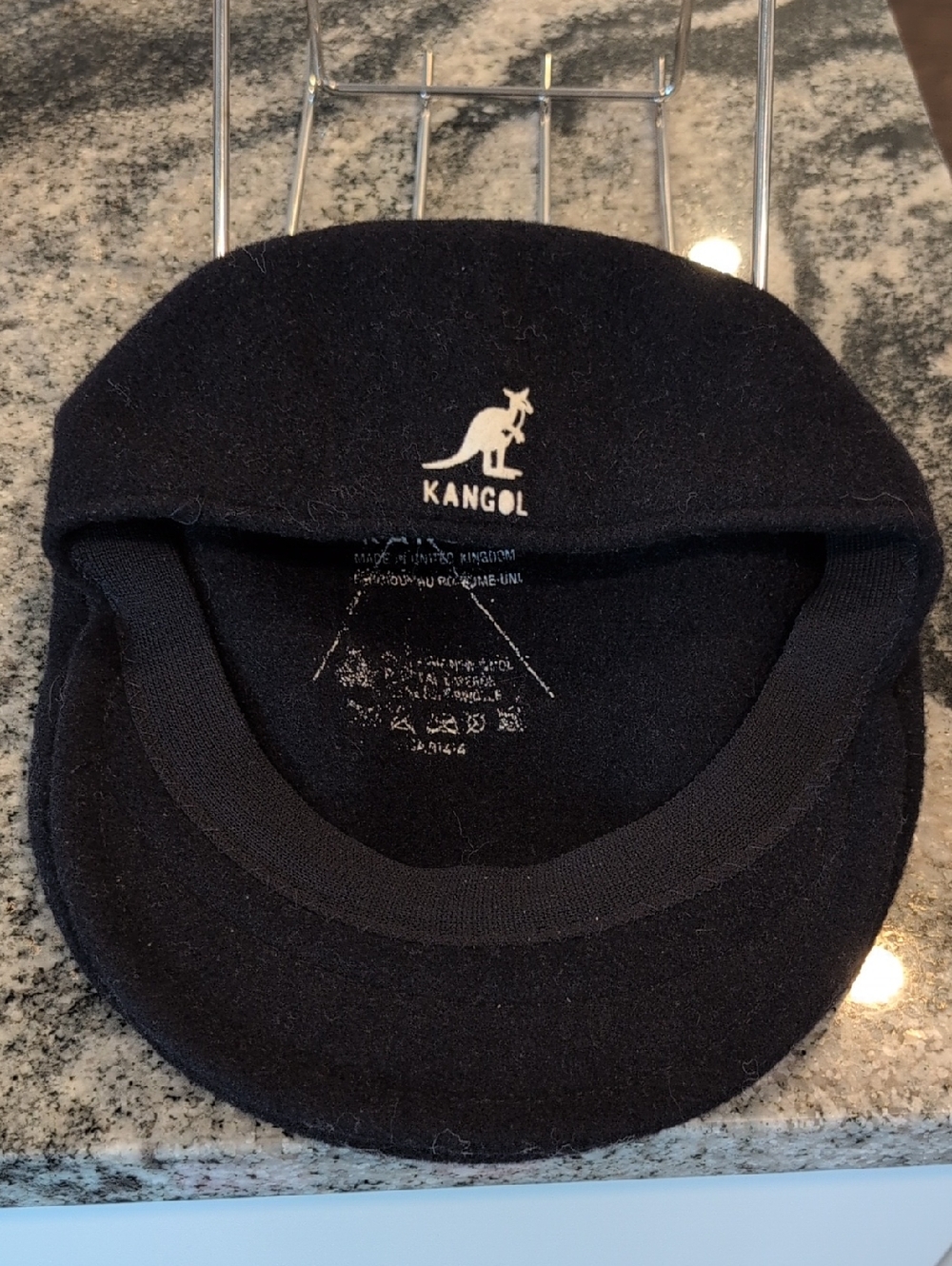 Kangol Iconic 504 Black Wool Cap